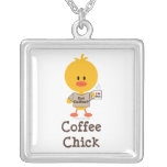 Coffee Chick Necklace