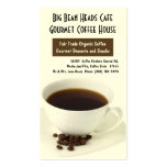 Coffee Cup and Java Beans Business Cards