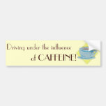 Coffee Cup Bumper Sticker