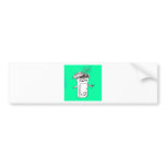 Coffee Cup Cat bumper stickers