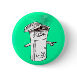 Coffee Cup Cat buttons
