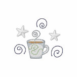 Coffee Cup embroidered shirts
