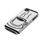 Coffee Cup pop art - iphone case Tough Iphone 4 Cases
