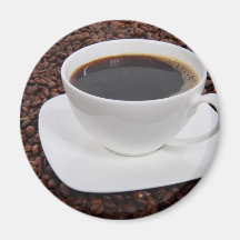 Coffee Cup Roast Delight Refrigerator Magnets