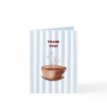 Coffee Cup Thank You Note Card
