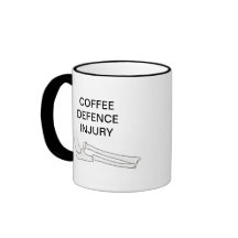 COFFEE DEFENCE INJURY MUG