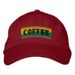 Coffee Embroidered Hat embroidered hats