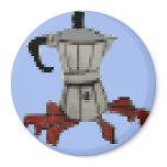 COFFEE EXPRESSO PIXEL magnets