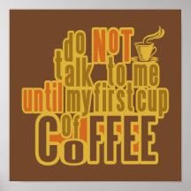 COFFEE FIRST poster