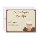Coffee Get Together Personalized Announcement