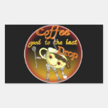 Coffee good to the last drop by Valxart.com Sticker