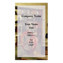 Coffee Grinder and Canister of Sugar Business Card Template