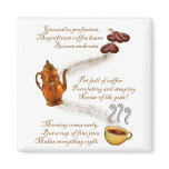 Coffee Haiku Refrigerator Magnet