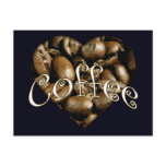 Coffee Heart postcards
