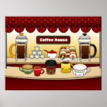 Coffee House Large Poster posters