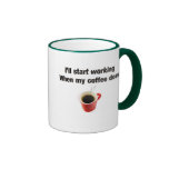 Coffee humour for the work place mug