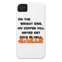 Coffee in Hell iPhone 4 Covers