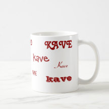 Coffee in Hungarian Coffee Mug