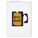 Coffee Junkie Coffee Design Greeting Cards