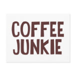 Coffee Junkie postcards
