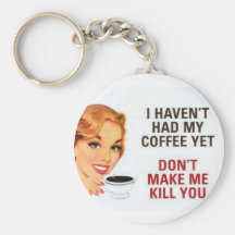 coffee keychain