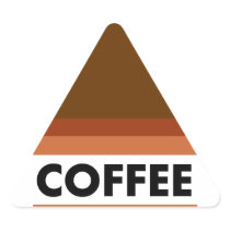 Coffee lines sticker