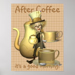 Coffee Lover Mad Hatter Poster posters