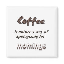Coffee Lovers Refrigerator Magnet