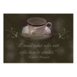 Coffee Lover's Recipe Cards business cards