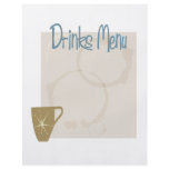 coffee menu flyers
