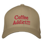 Coffee Monster embroidered hats