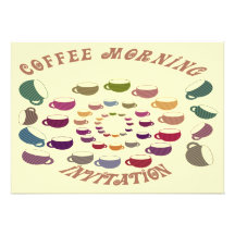 Coffee Morning Invitation Card