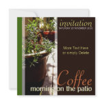 Coffee Morning on the Patio Invitation