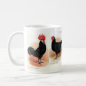 Coffee Mug - Black Minorca Cock and Hen