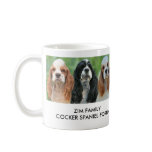 Coffee Mug with 3 parti coloured Cockers