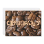 Coffee party invitations