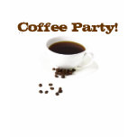 Coffee Party! Tee t-shirts