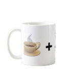 Coffee Plus Cigarettes Equals Happy Man Mug