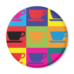 Coffee Pop Art magnets