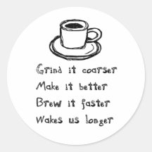 Coffee Punk Sticker