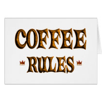 COFFEE RULES cards
