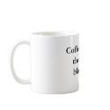 Coffee soothes the savage black belt mugs