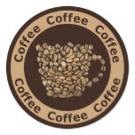 Coffee stickers