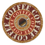 Coffee stickers