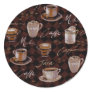 Coffee Round Sticker
