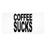 Coffee Sucks photo cards