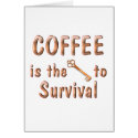 Coffee Survival cards