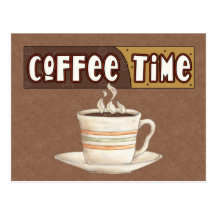 Coffee Time postcard