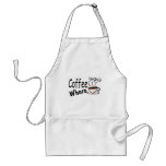 Coffee Whore aprons