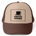 Coffee Whore hats